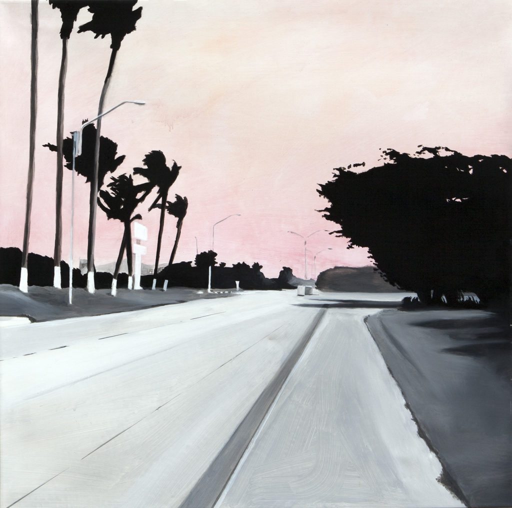 Is this LA? Painting by Jay Bower. 